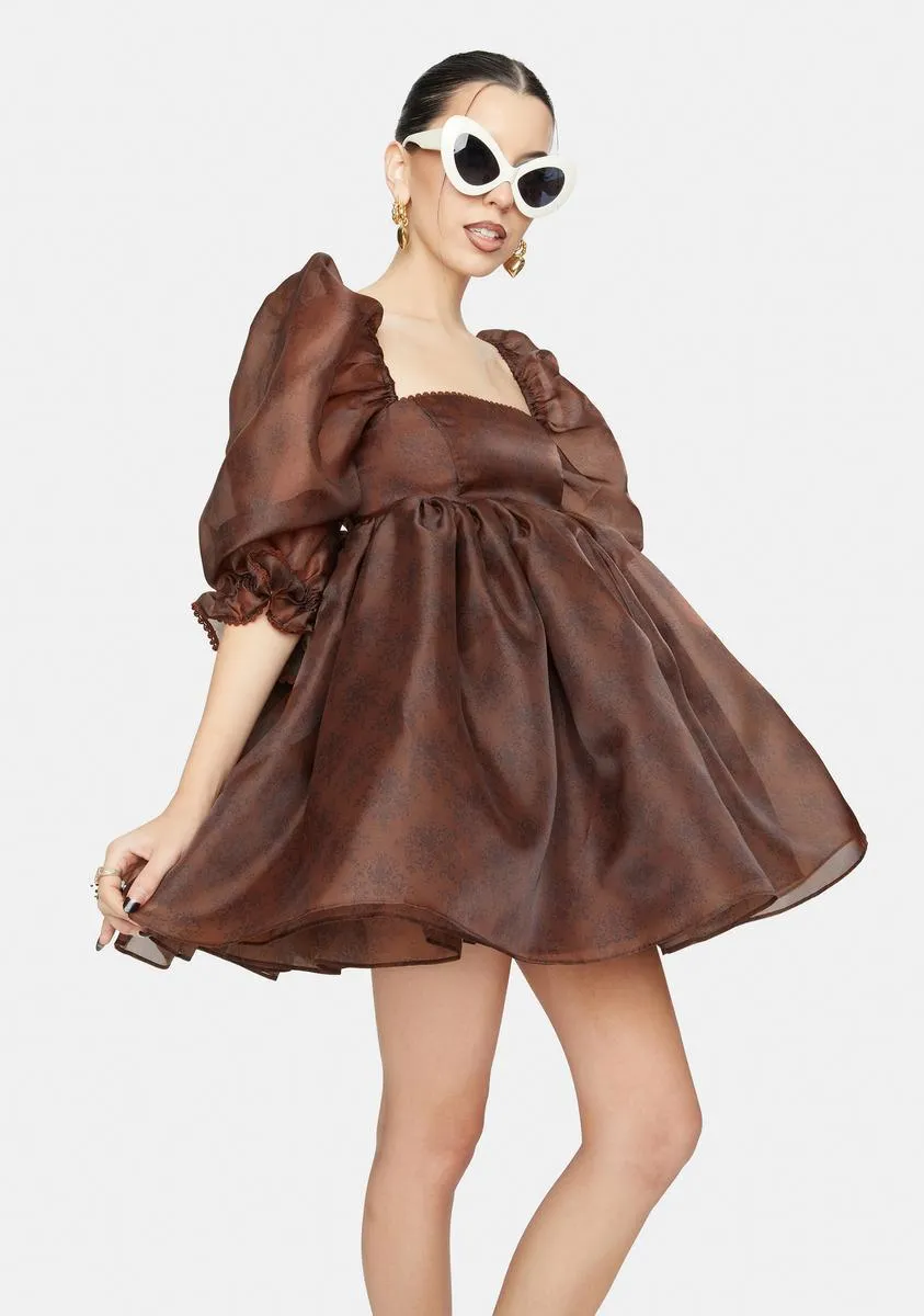 The Chocolate Puff Dress sold by Dolls Kill product image thumbnail 2