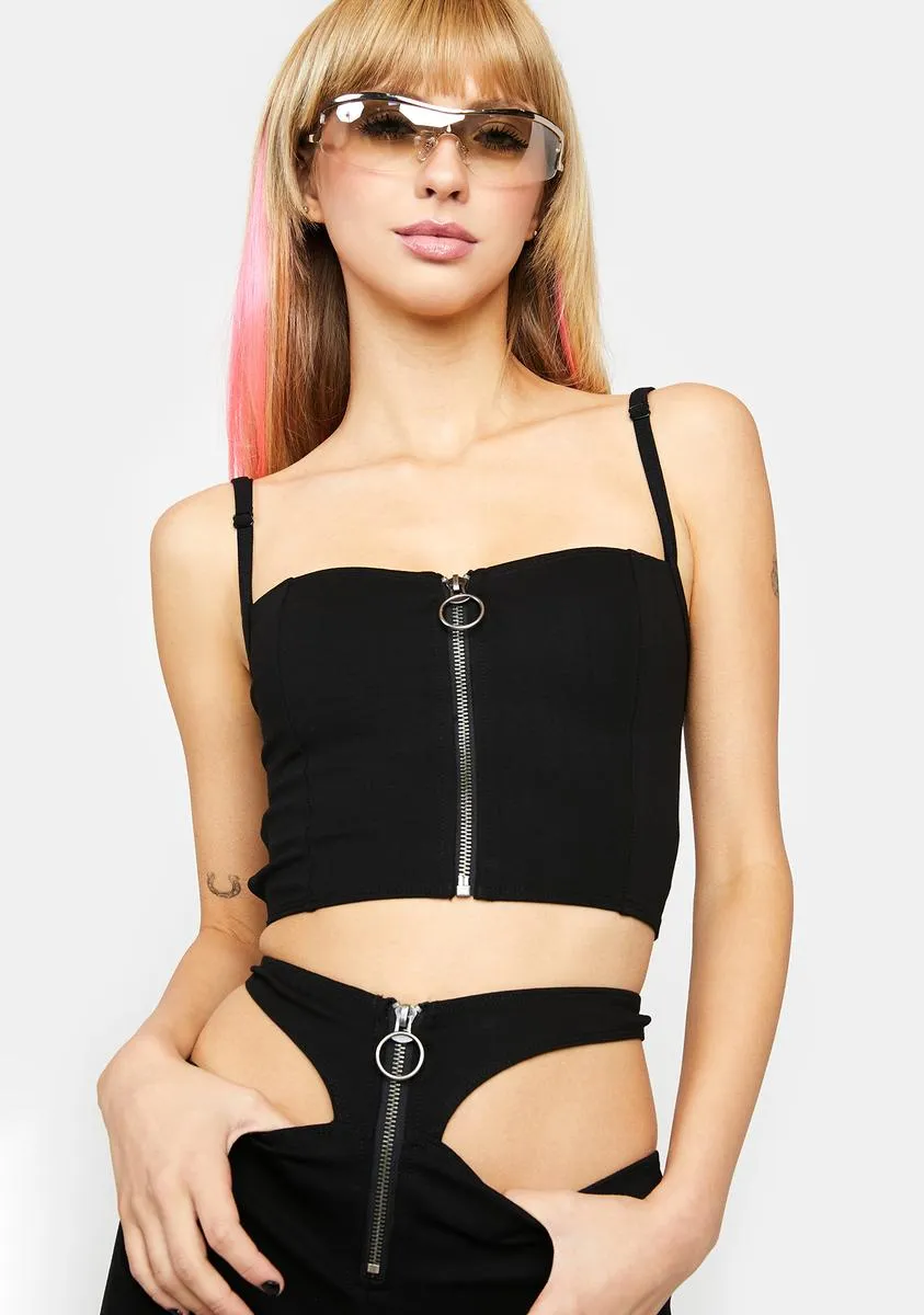 Add To Favorites Lace-Up Top sold by Dolls Kill