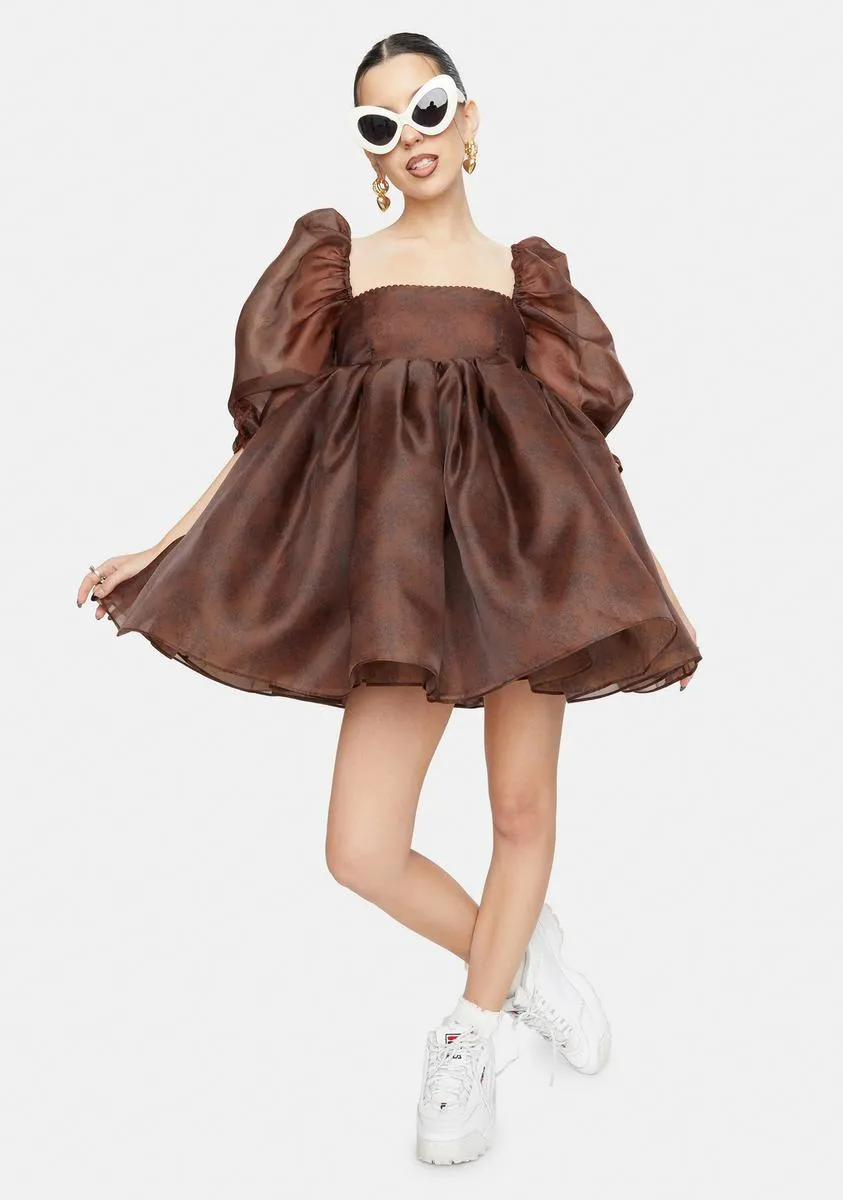 The Chocolate Puff Dress sold by Dolls Kill product image thumbnail 3