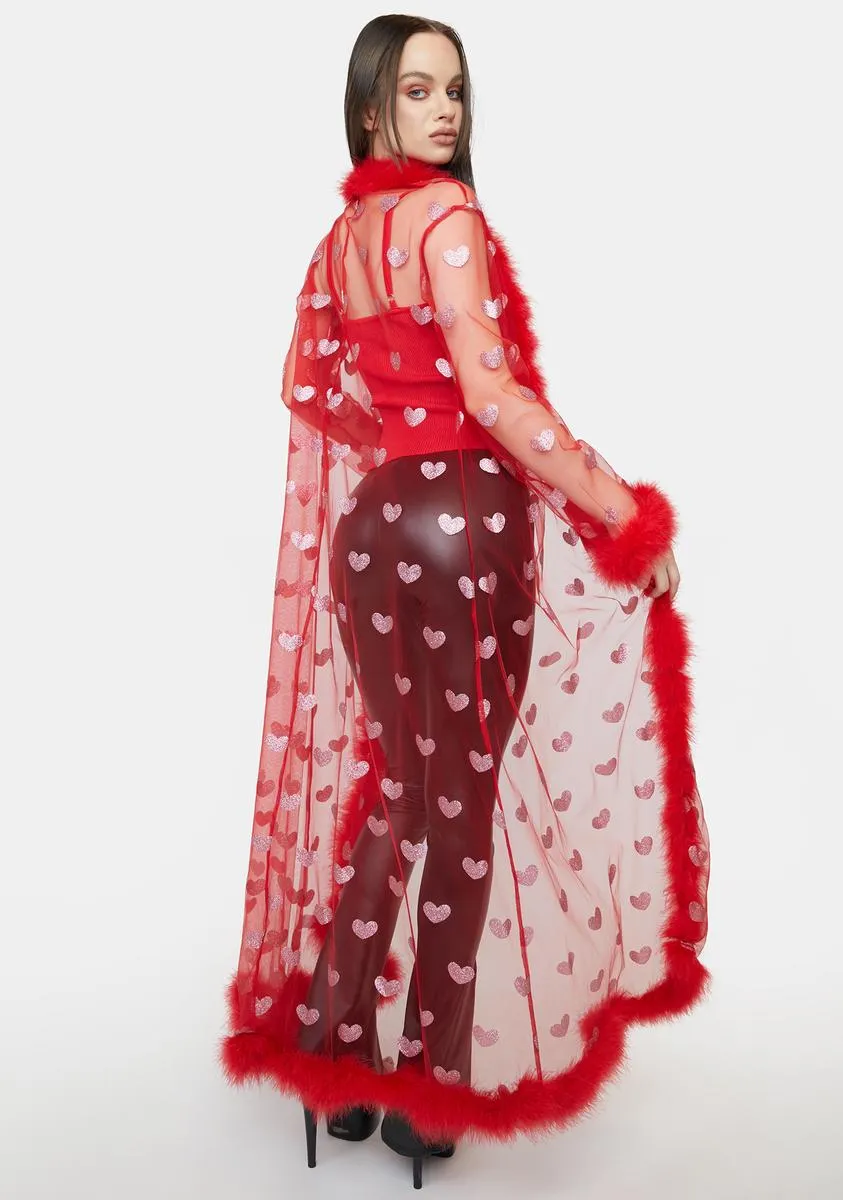 Luxe Be A Lady Sheer Robe sold by Dolls Kill product image thumbnail 4