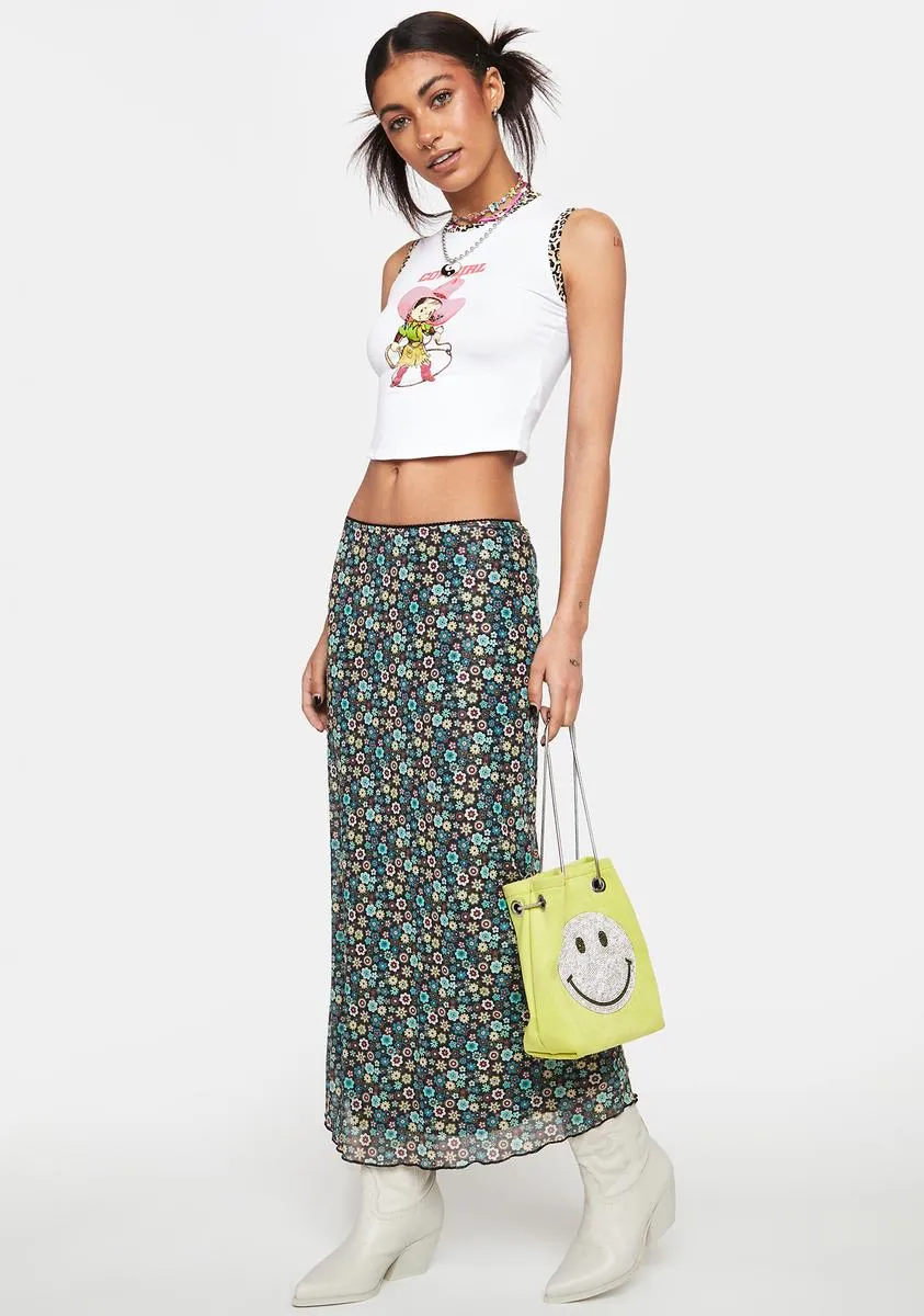 Floral Lassie Maxi Skirt sold by Dolls Kill product image thumbnail 3