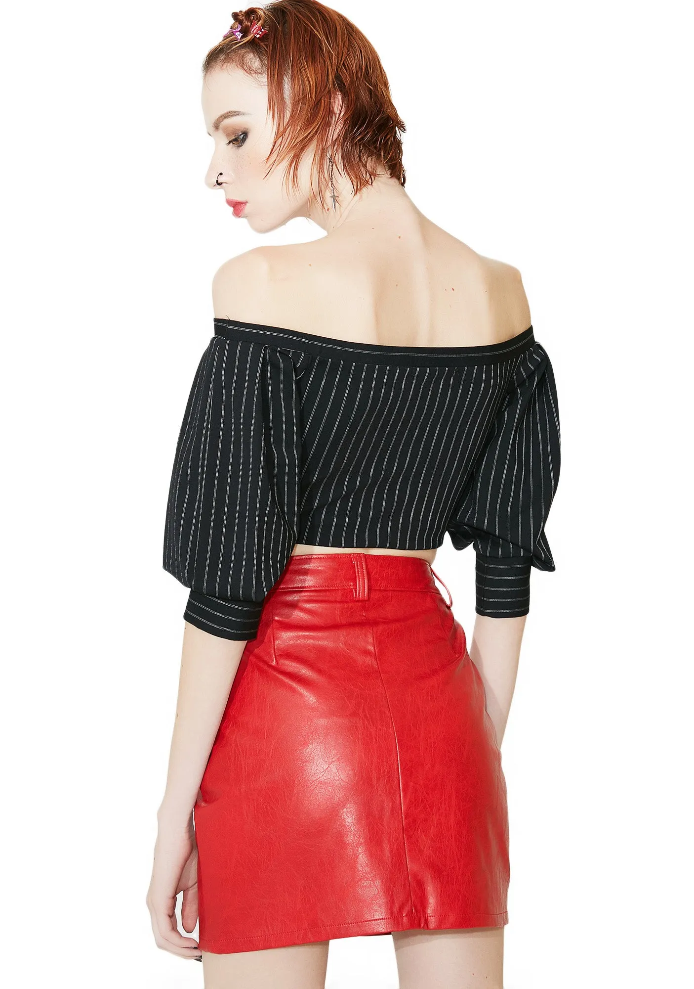 Final Say Zip-Up Skirt sold by Dolls Kill product image thumbnail 4