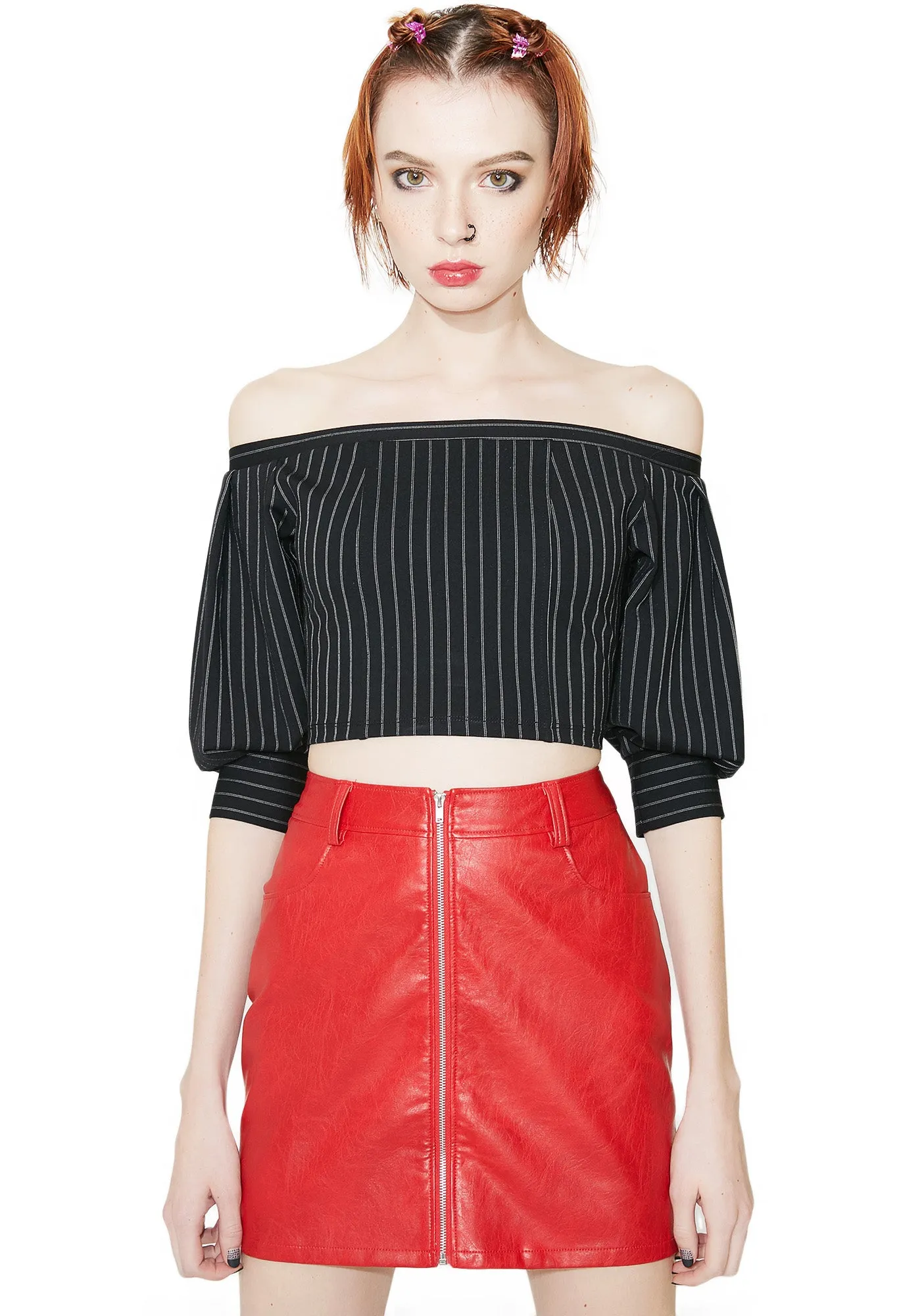 Final Say Zip-Up Skirt sold by Dolls Kill product image thumbnail 3
