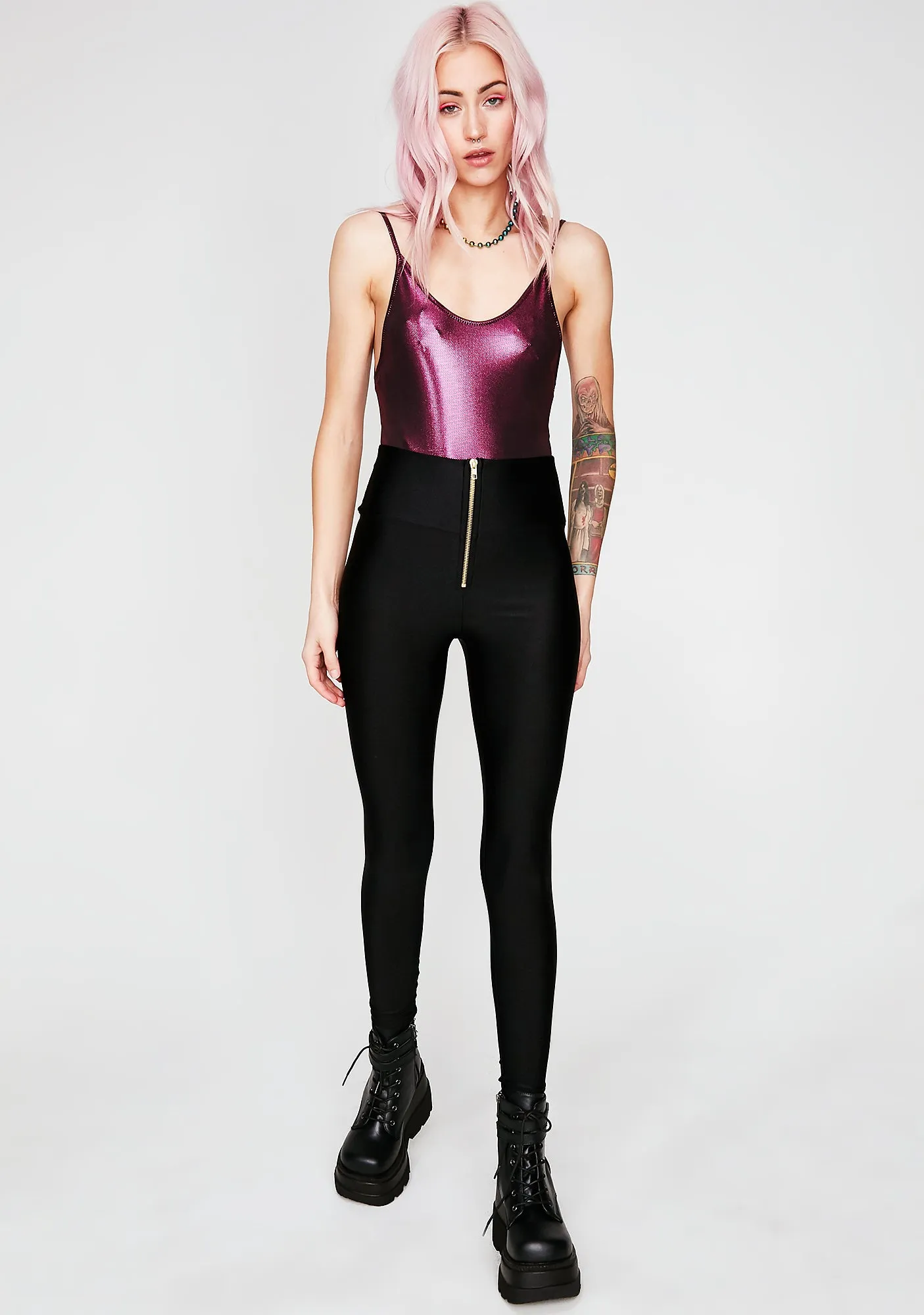 Night Pulled Together Leggings sold by Dolls Kill product image thumbnail 3