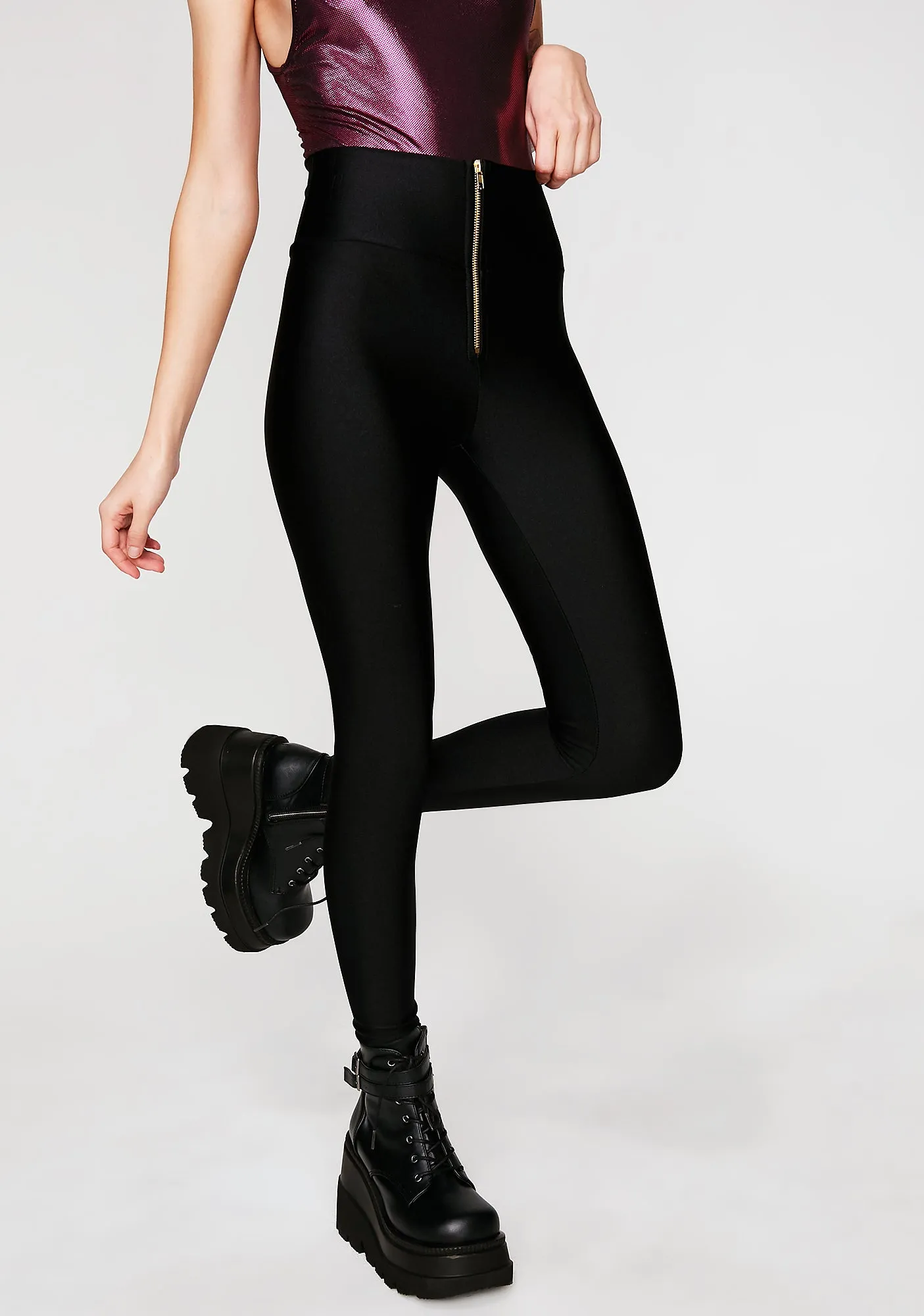 Night Pulled Together Leggings sold by Dolls Kill