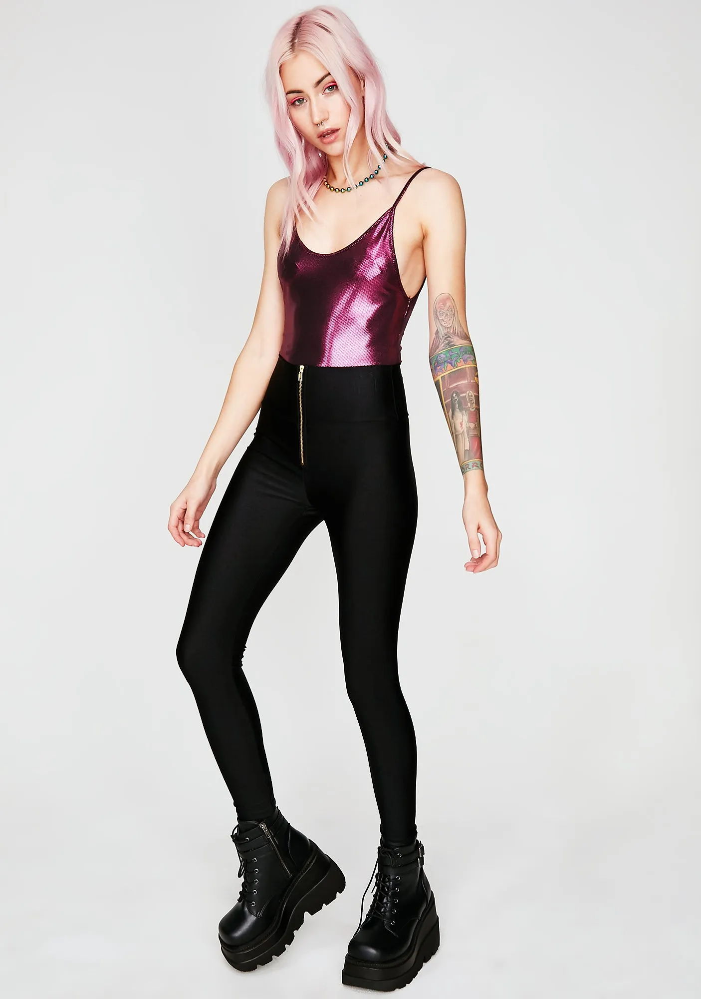 Night Pulled Together Leggings sold by Dolls Kill product image thumbnail 2