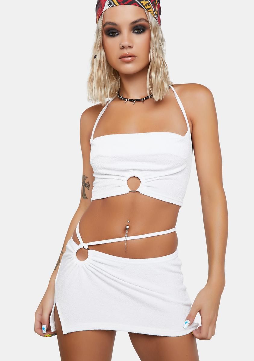 Rather Be Here Skirt Set sold by Dolls Kill