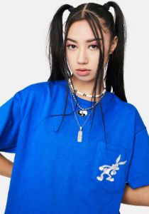 x Looney Tunes Bugs Pocket Tee sold by Dolls Kill