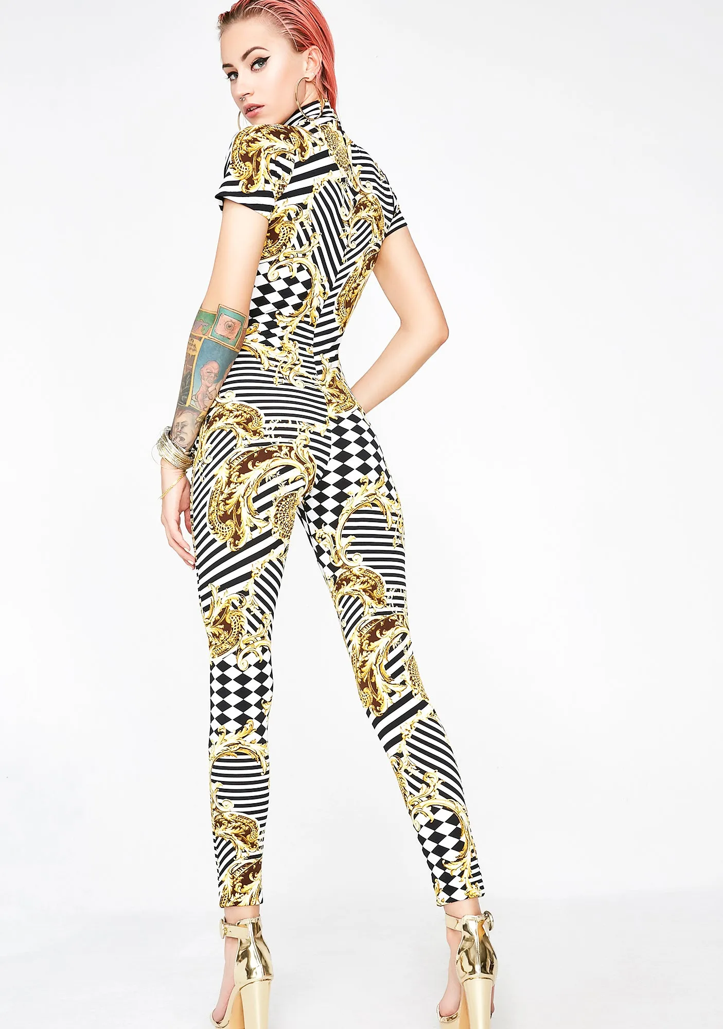 Boogie Haute Nights Catsuit sold by Dolls Kill product image thumbnail 4