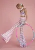 Put On A Show Mesh Flares sold by Dolls Kill