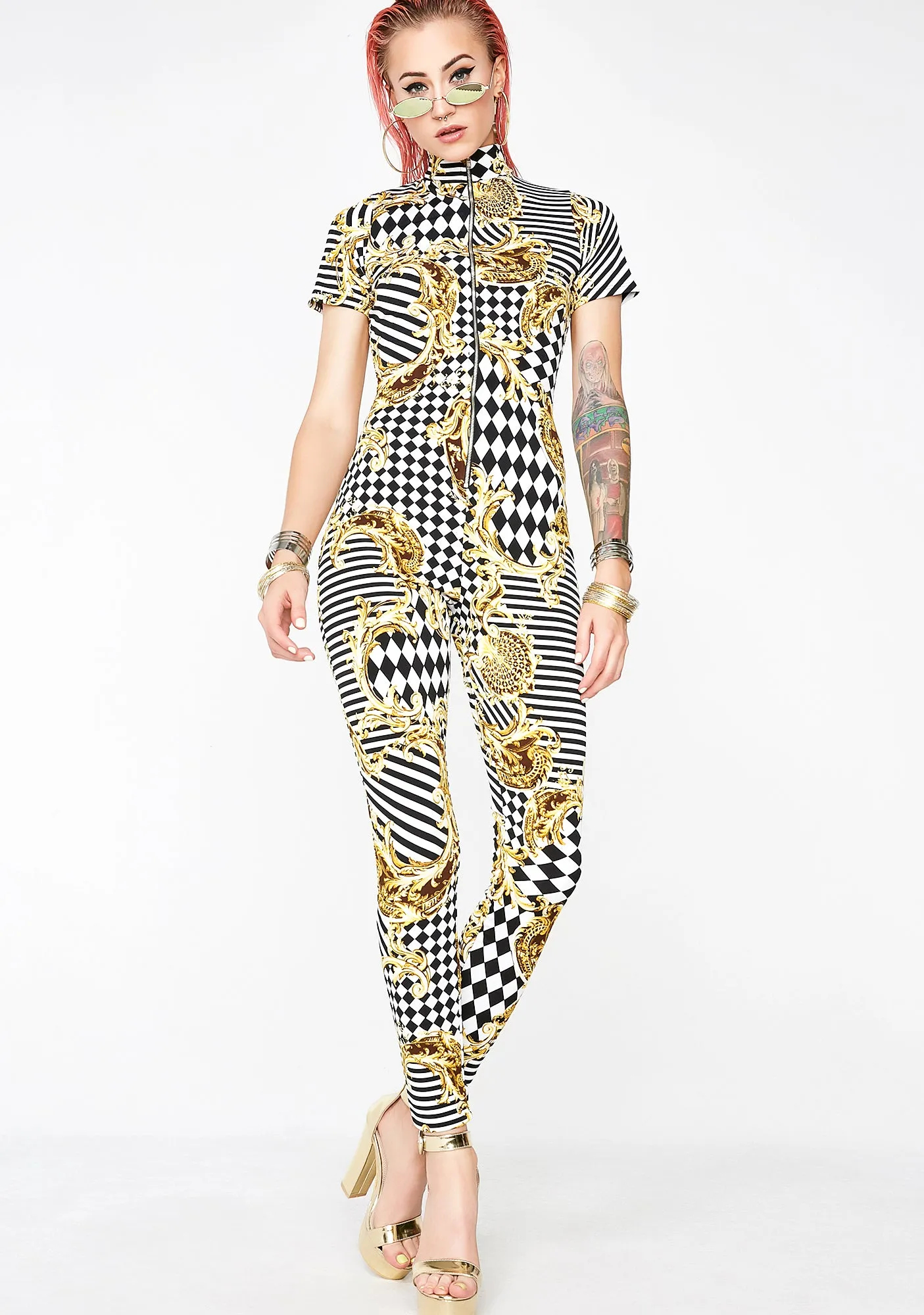 Boogie Haute Nights Catsuit sold by Dolls Kill product image thumbnail 5