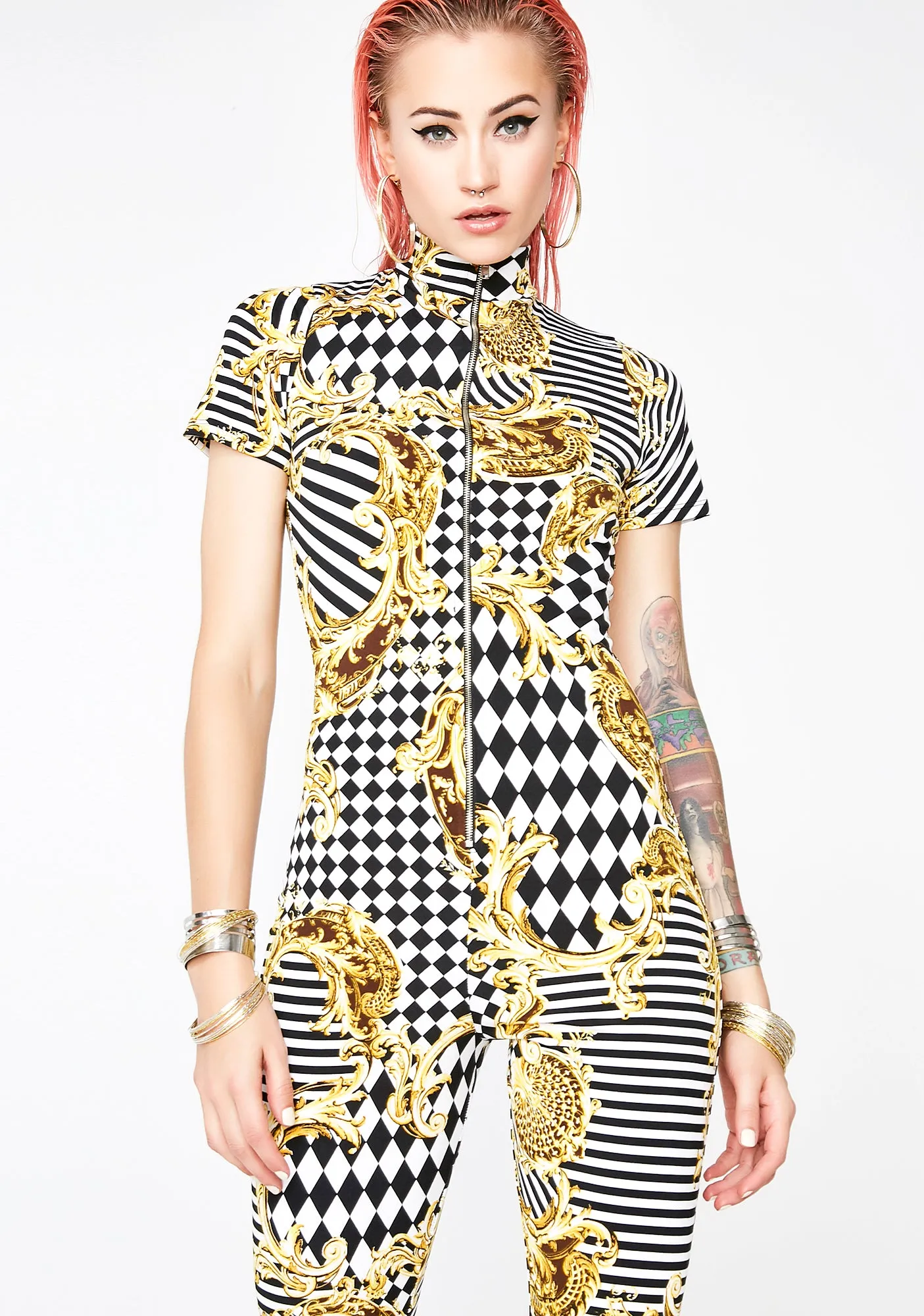 Boogie Haute Nights Catsuit sold by Dolls Kill product image thumbnail 2