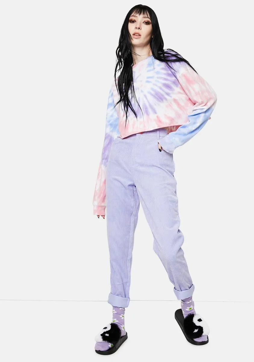 Purple Corduroy Mom Jeans sold by Dolls Kill product image thumbnail 2