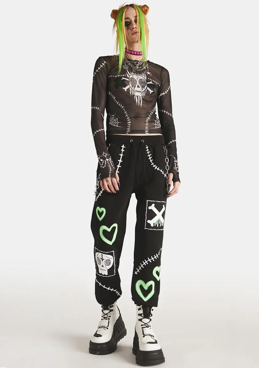 Broken Bonez Mesh Top sold by Dolls Kill product image thumbnail 3