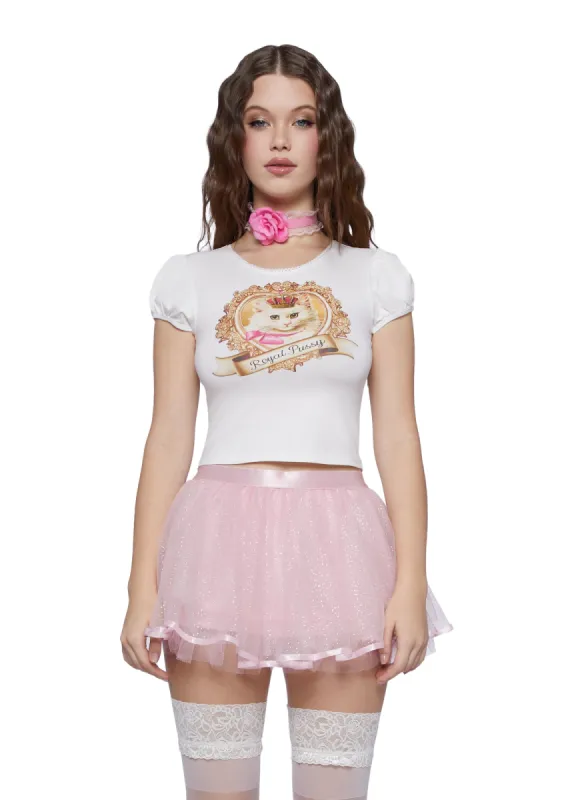 Kitty Queen Graphic Tee made by Dolls Kill