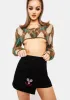Meet Your Match Embroidered Skirt sold by Dolls Kill
