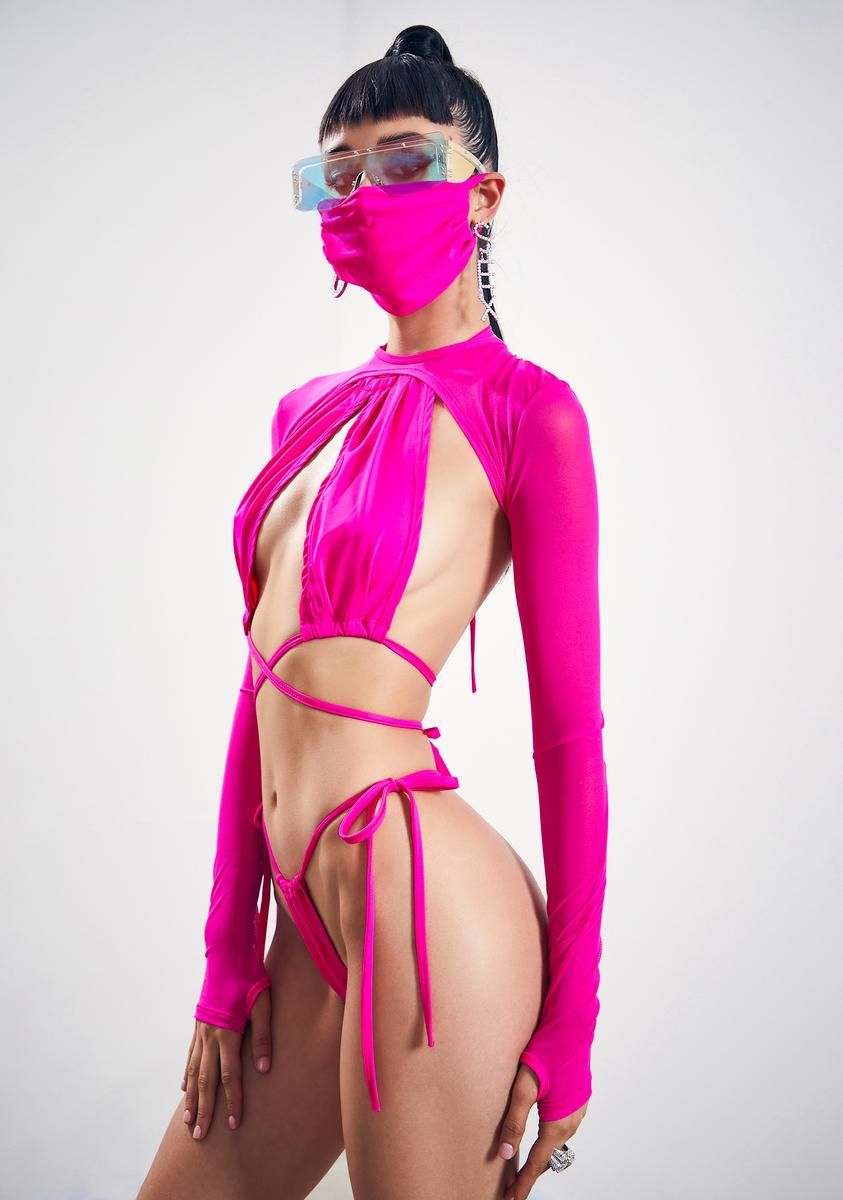 Timeline Teaser 4-Piece Lingerie Set sold by Dolls Kill product image thumbnail 2