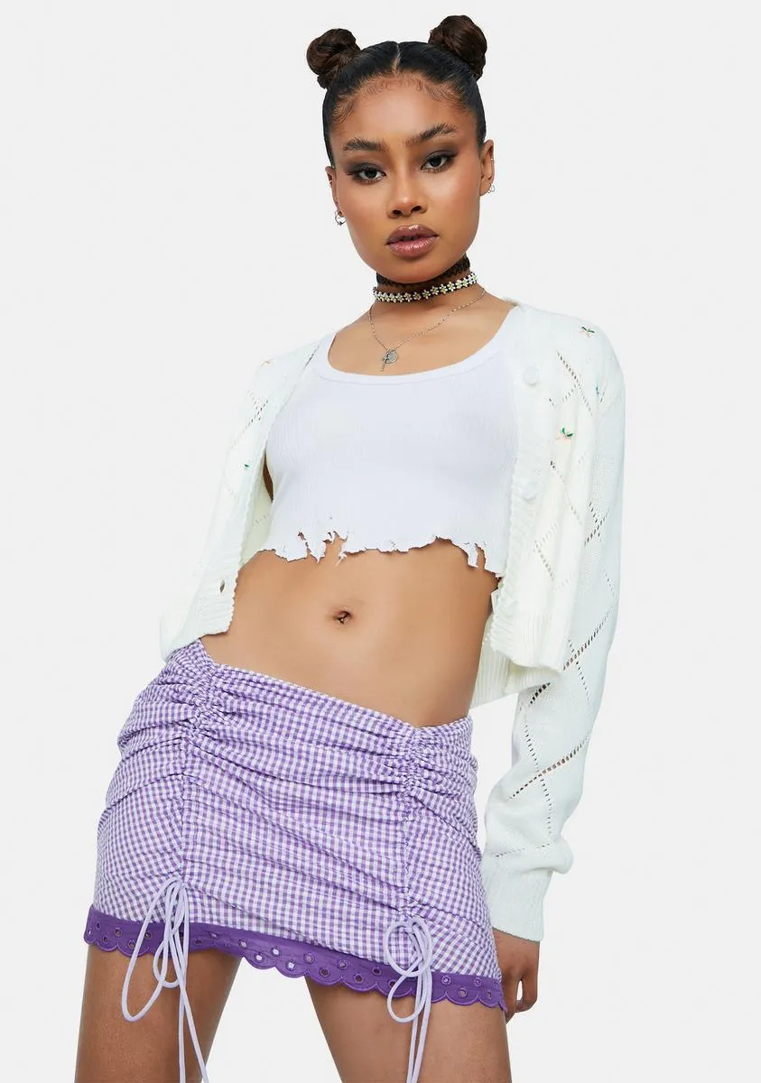 Magic Dream Team Gingham Mini Skirt sold by Dolls Kill product image thumbnail 2