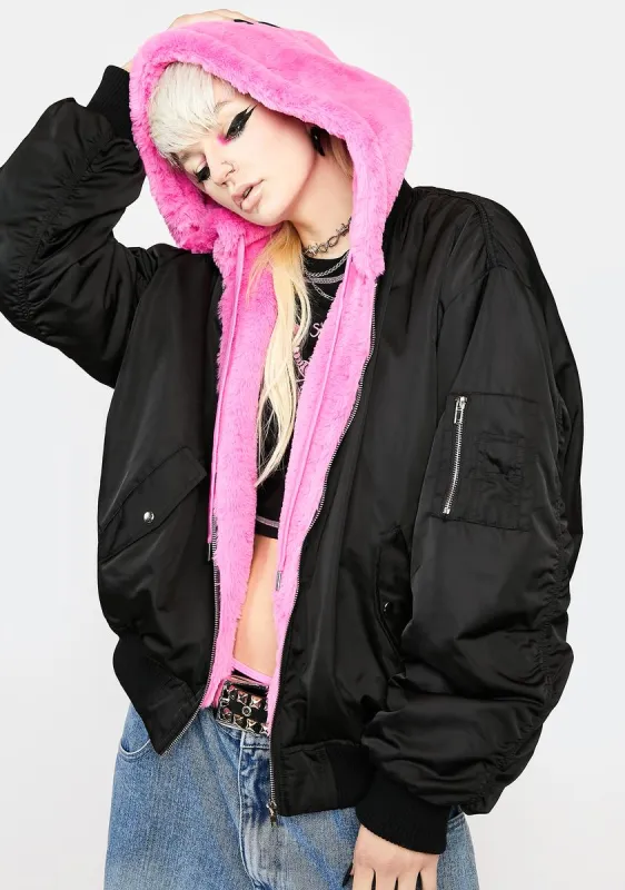 Bittersweet Loving Bomber Jacket sold by Dolls Kill