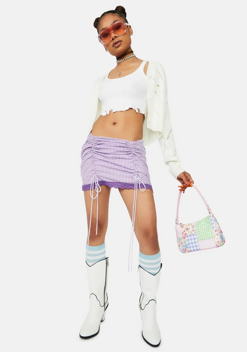 Magic Dream Team Gingham Mini Skirt sold by Dolls Kill product image thumbnail 3