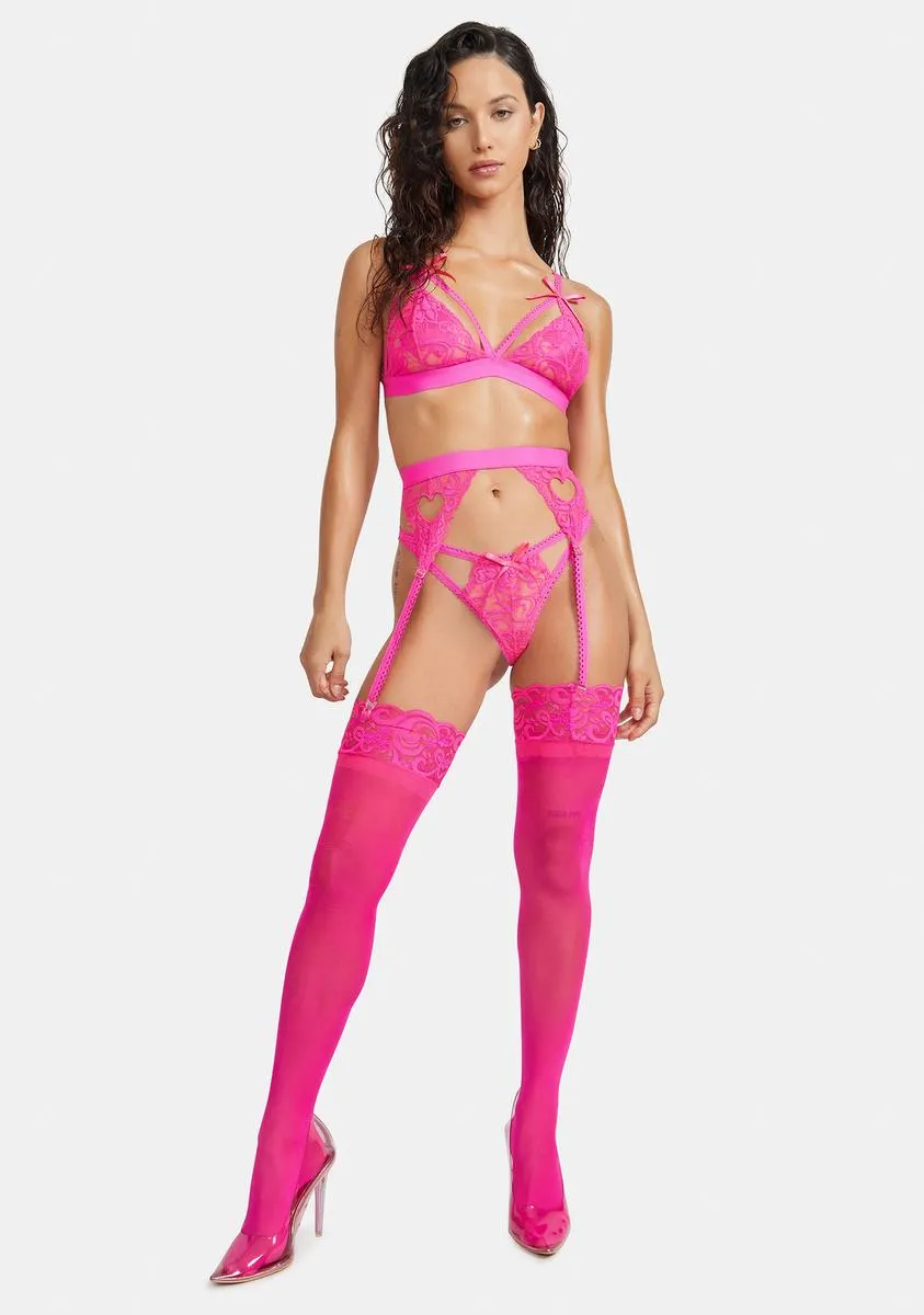 Sugar Tearin' Up My Heart Garter Set sold by Dolls Kill product image thumbnail 3