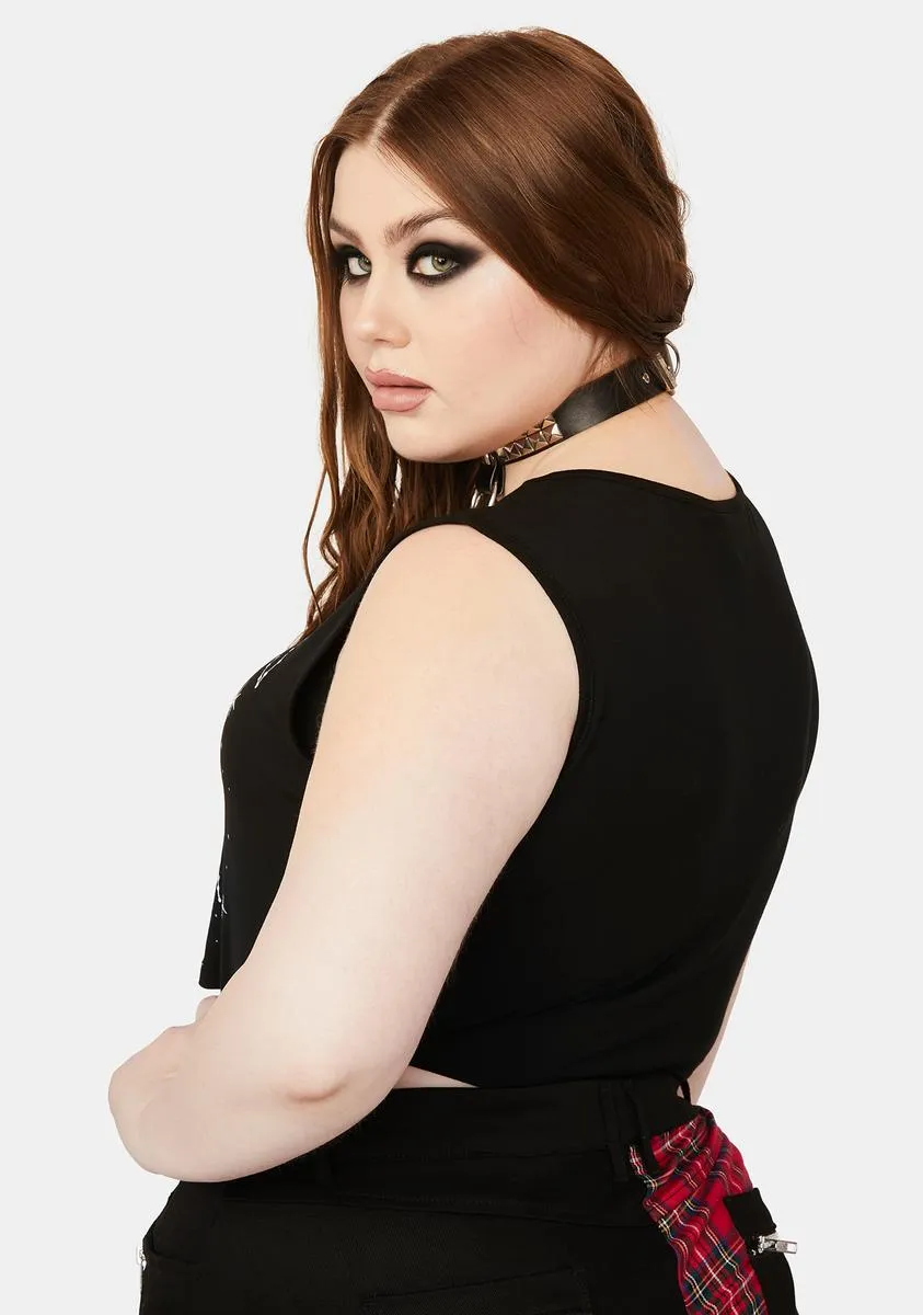 Plus Space Cat Tank sold by Dolls Kill product image thumbnail 4