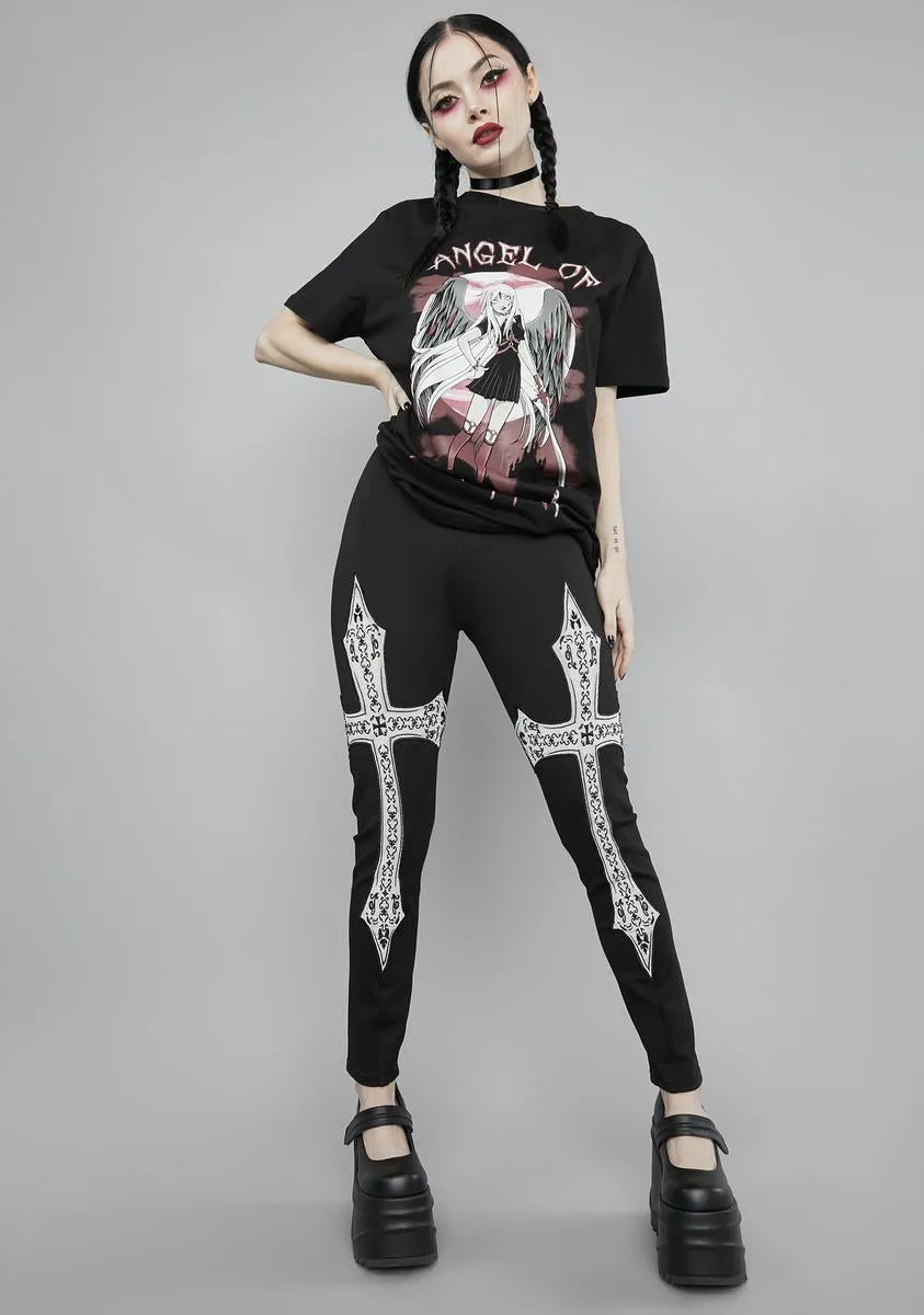 Pure Troubled Mind Printed Leggings sold by Dolls Kill product image thumbnail 3