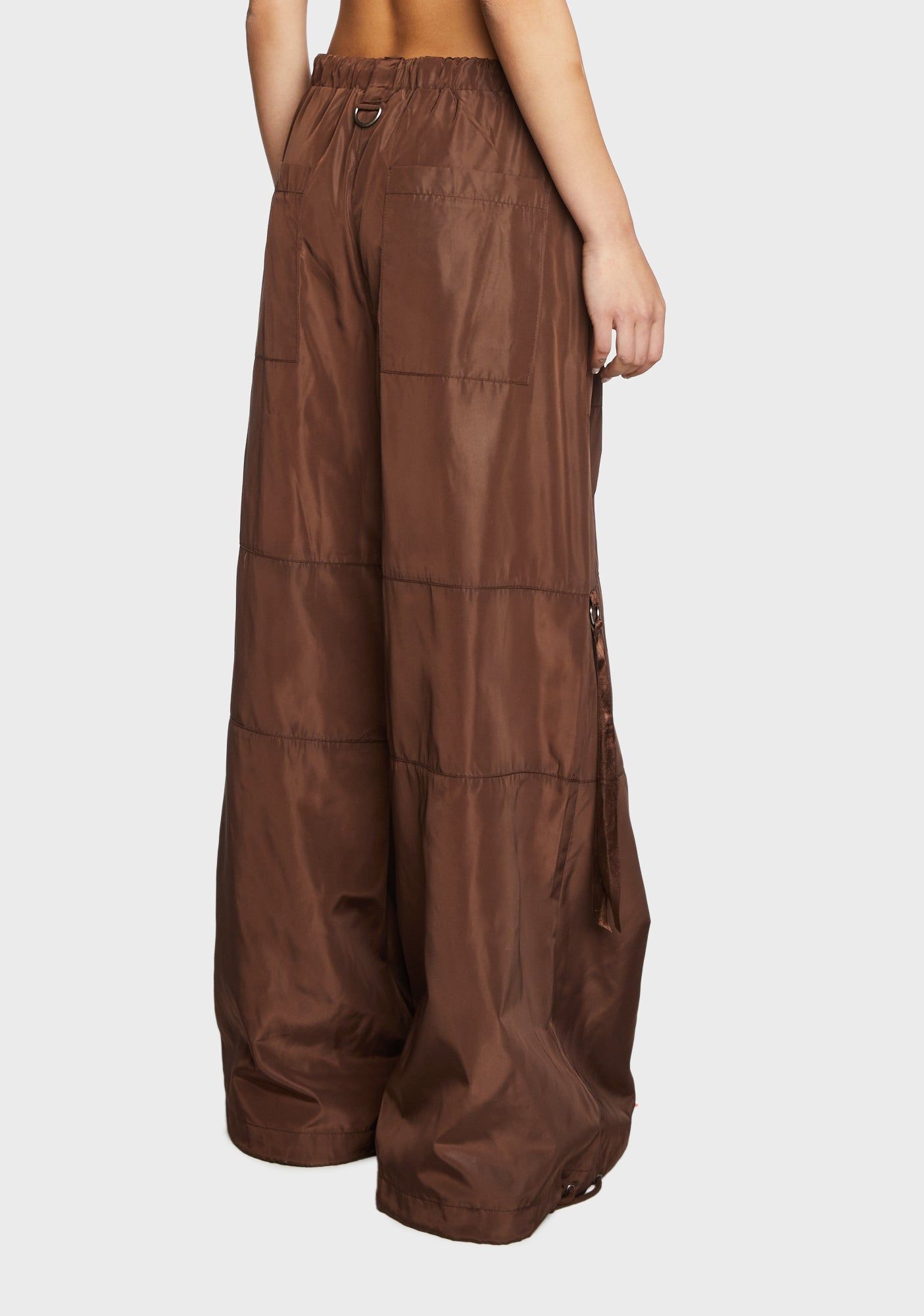 Punk Cred Wide Leg Pants - Brown sold by Dolls Kill product image thumbnail 5