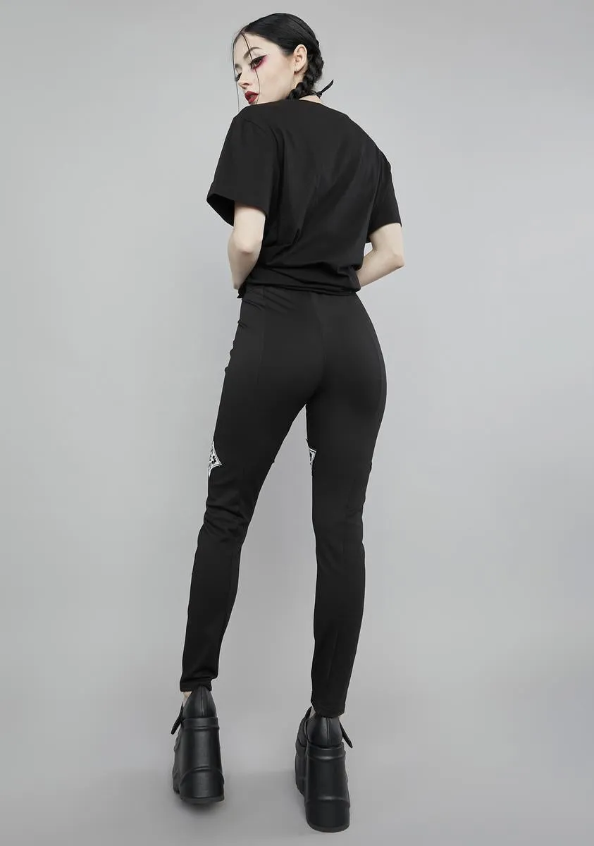 Pure Troubled Mind Printed Leggings sold by Dolls Kill product image thumbnail 4