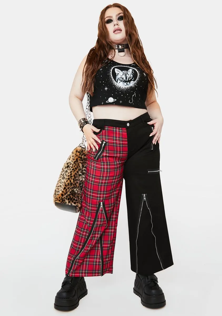 Plus Space Cat Tank sold by Dolls Kill product image thumbnail 3