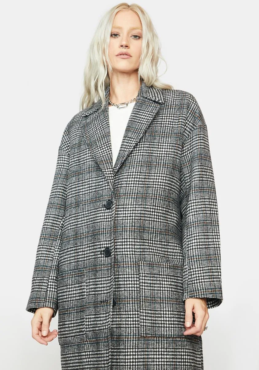 Houndstooth Ella Jacket sold by Dolls Kill