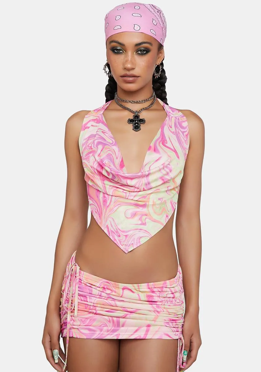 Candied Extreme Heat Skirt Set sold by Dolls Kill