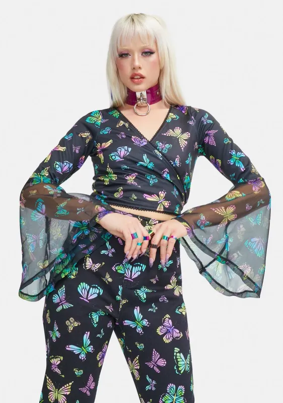 One Of A Kind Wrap Top sold by Dolls Kill