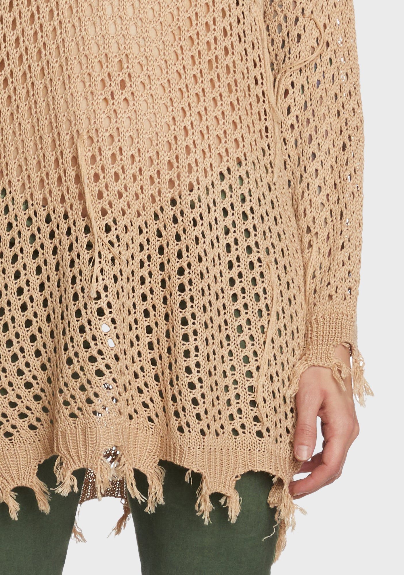 Quick Timing Crochet Top - Brown sold by Dolls Kill product image thumbnail 2