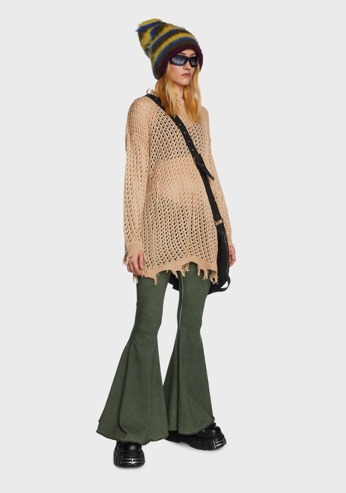 Quick Timing Crochet Top - Brown sold by Dolls Kill product image thumbnail 3