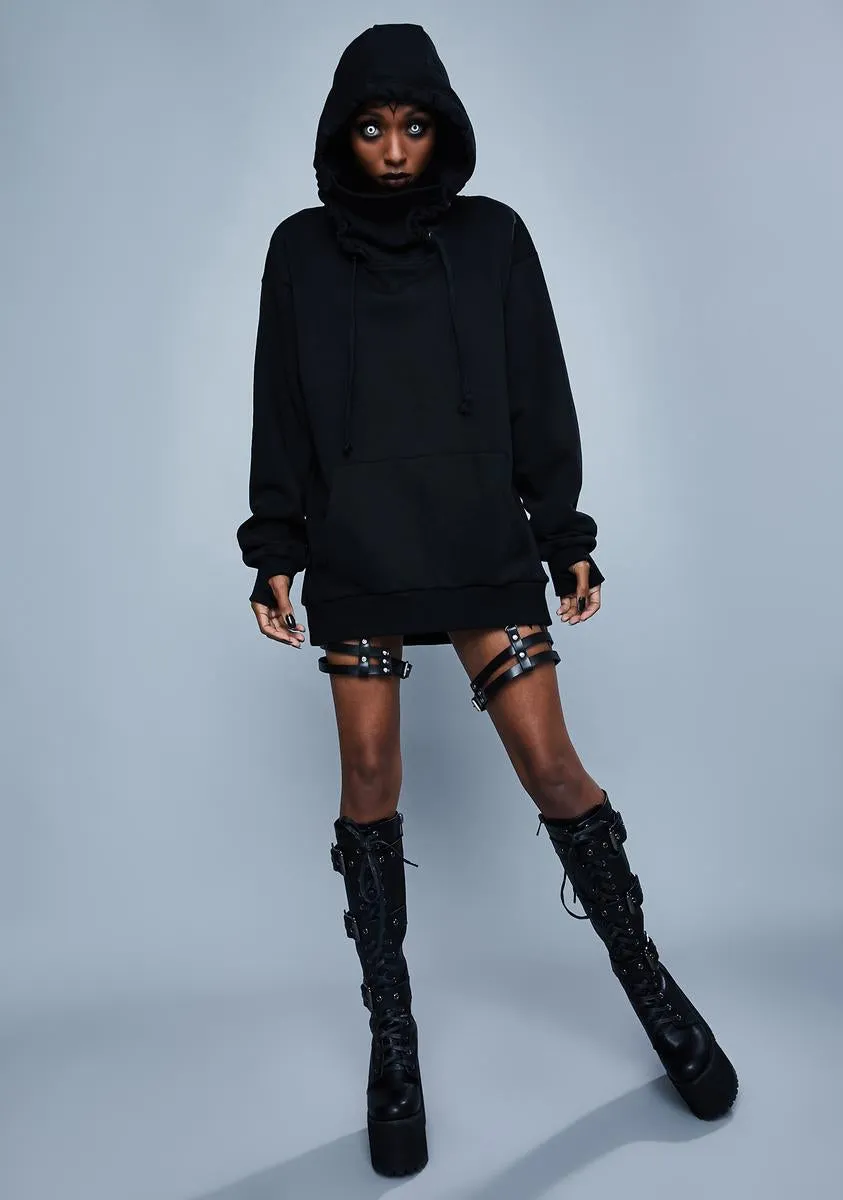 Walk Through Fire Pullover Hoodie sold by Dolls Kill product image thumbnail 3