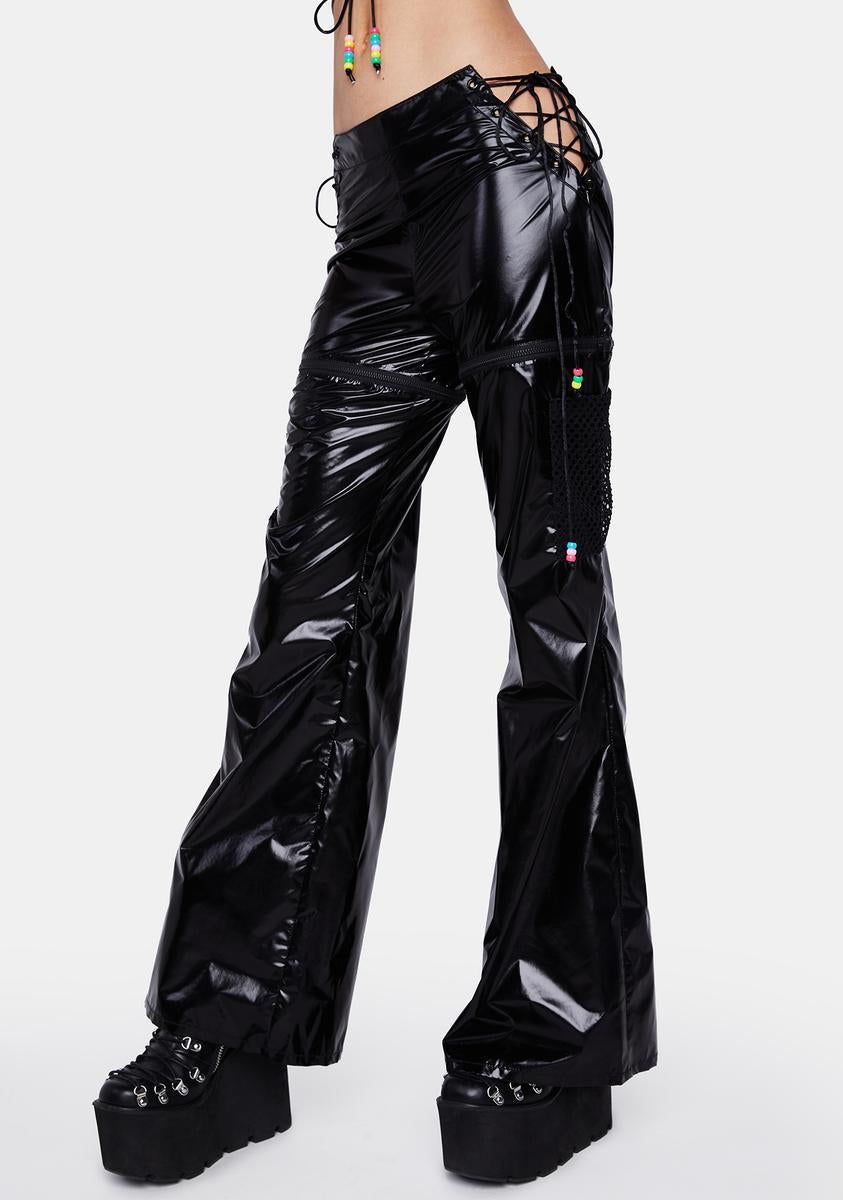 Dance 'Til Dawn Convertible Flare Pants sold by Dolls Kill