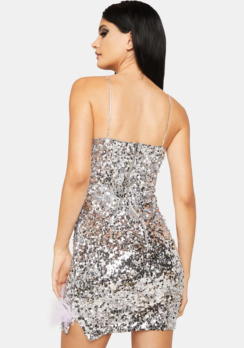 Light It Up Sequin Dress sold by Dolls Kill product image thumbnail 4