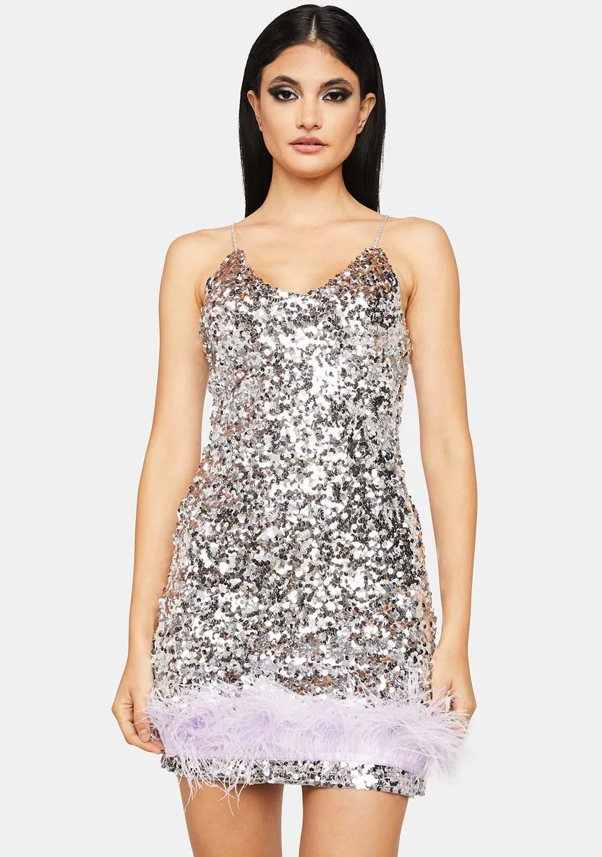 Light It Up Sequin Dress sold by Dolls Kill