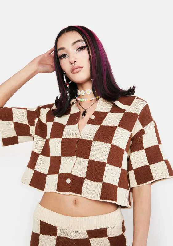 Photo Booth Kiss Knit Top sold by Dolls Kill