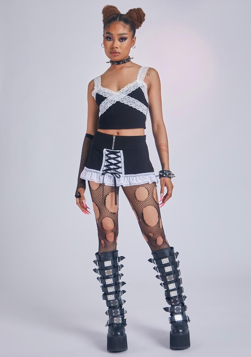 Haute Embrace Lace Cami Tank sold by Dolls Kill product image thumbnail 3