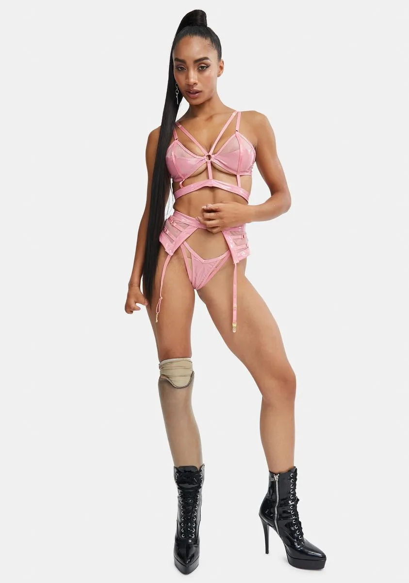 Bubblegum Bliss 3-Piece Garter Set sold by Dolls Kill product image thumbnail 3