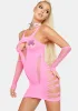Bubblegum Back 2 Basixxx Mini Dress sold by Dolls Kill