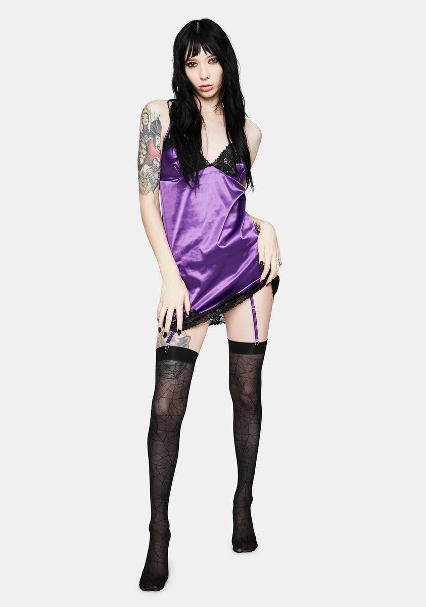 Dream Of Me Satin Chemise sold by Dolls Kill product image thumbnail 3