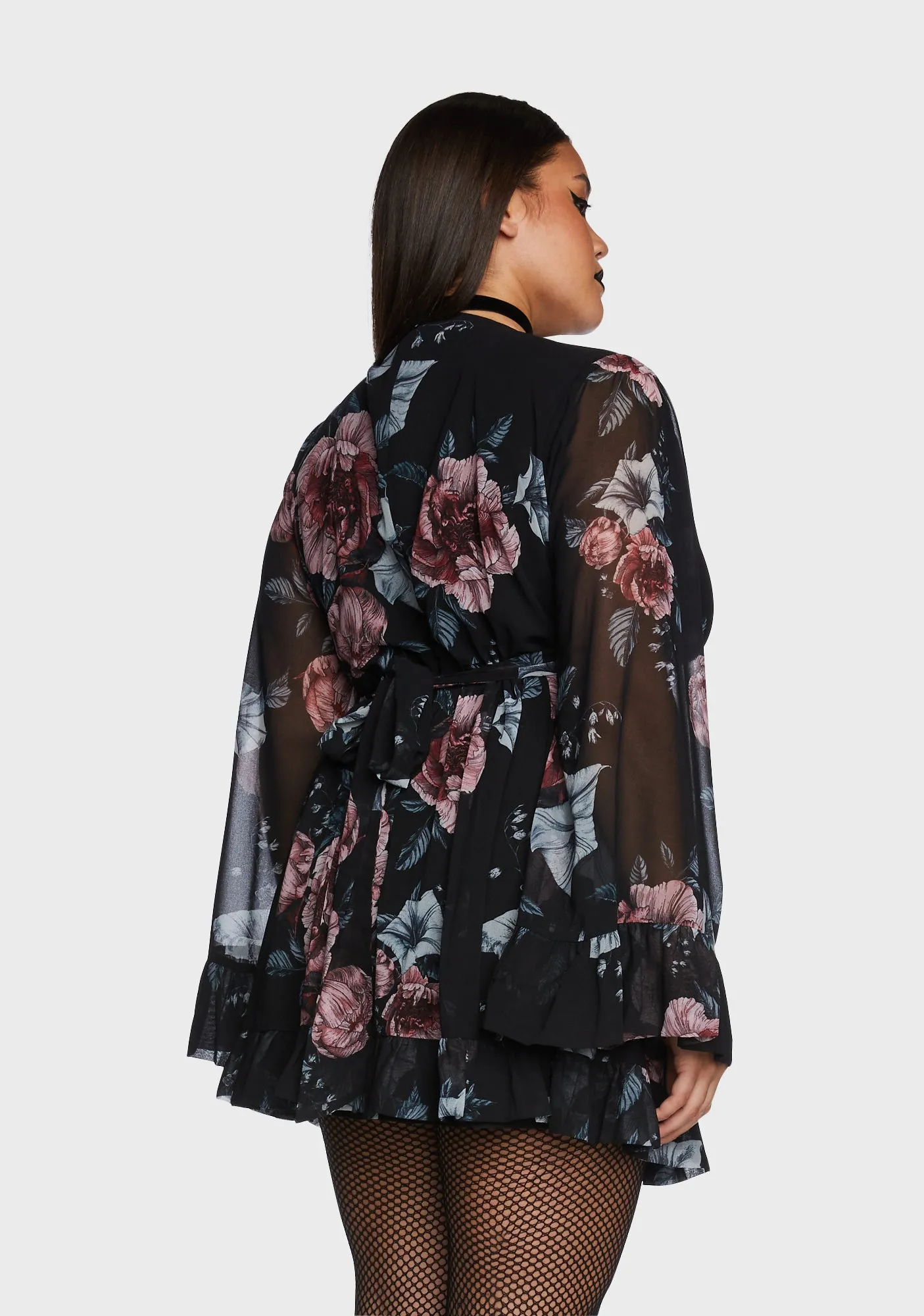 Plus Dreams Unwind Bell Sleeve Dress sold by Dolls Kill product image thumbnail 5