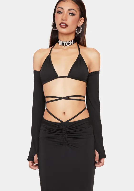 Night The Lucky Ones Skirt Set sold by Dolls Kill