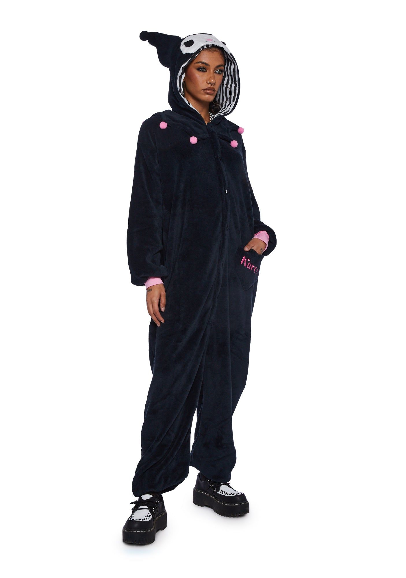 Kuromi Kigurumi Onesie sold by Dolls Kill product image thumbnail 2