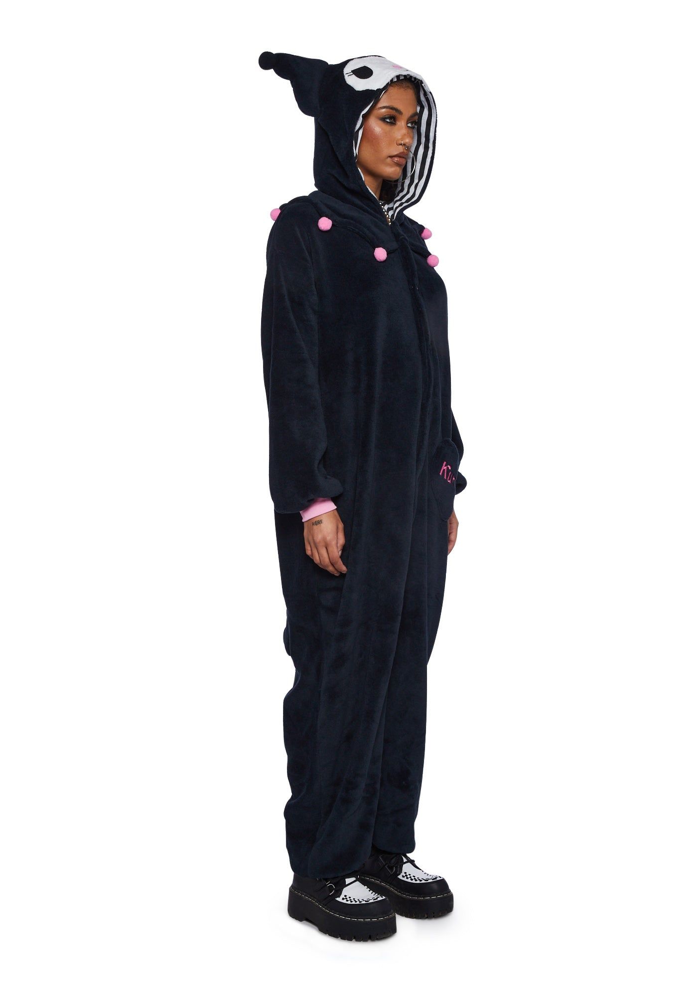 Kuromi Kigurumi Onesie sold by Dolls Kill product image thumbnail 3