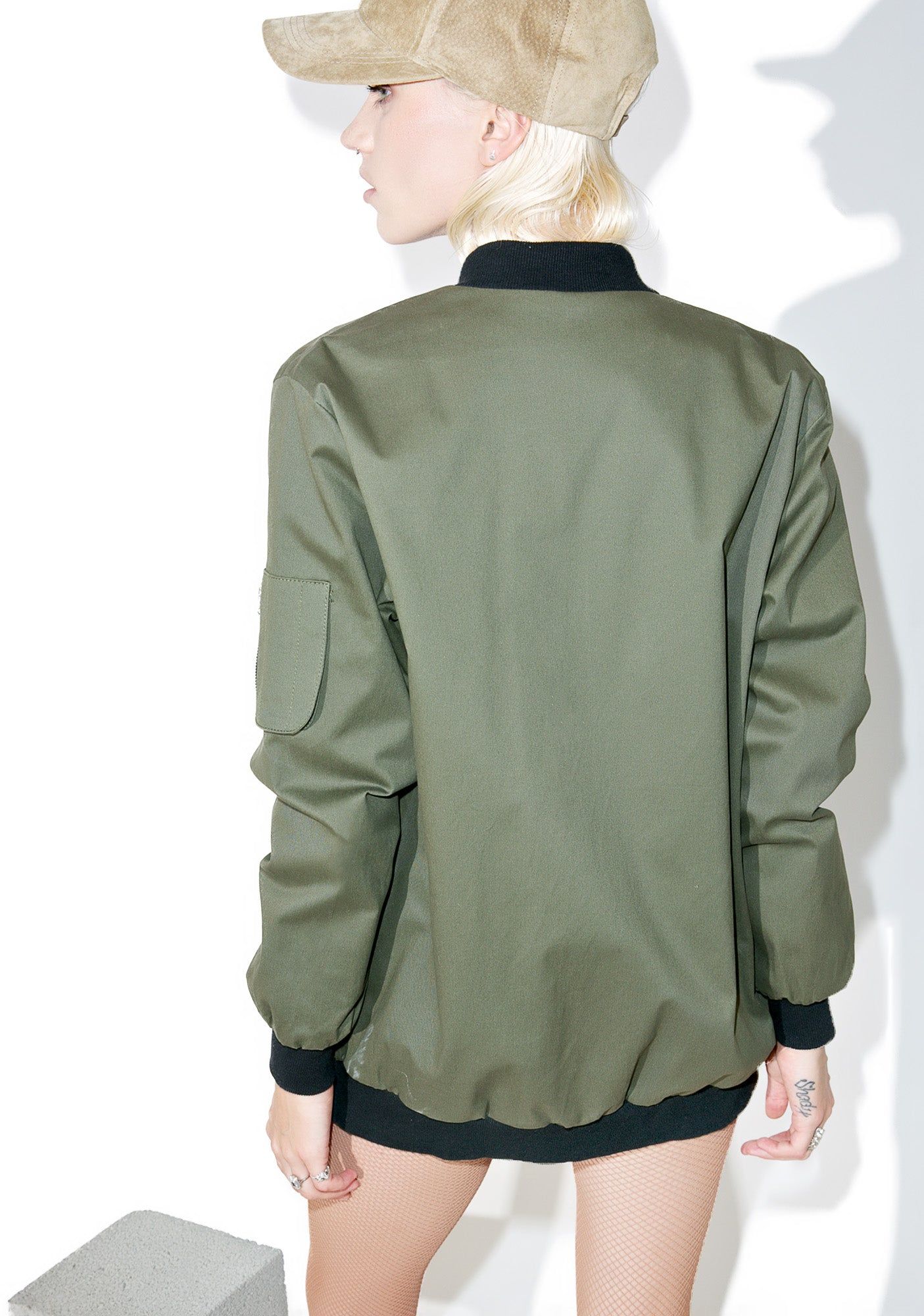 Command No Chance Bomber Jacket sold by Dolls Kill product image thumbnail 5