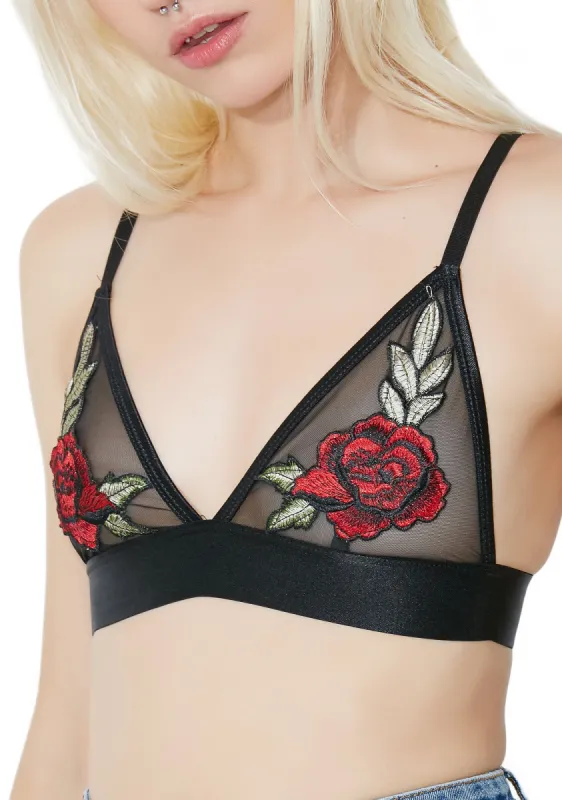 De La Rosa Bralette sold by Dolls Kill